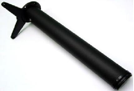 Опора 710мм D=60 мм усовое крепление черная,Китай