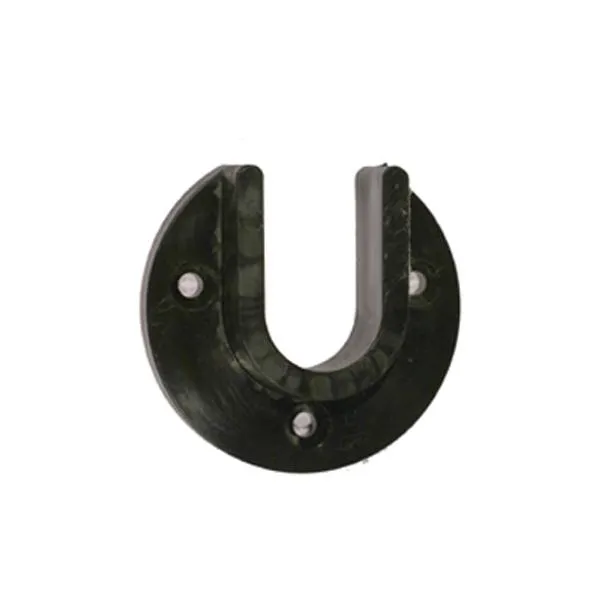 Штангодержатель для овальной трубы черный