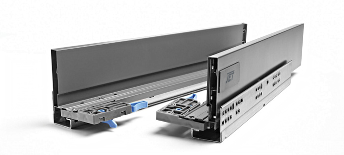 Ящик JETBOX ULTRA 218 с доводчиком Н170мм 350мм антрацит JET