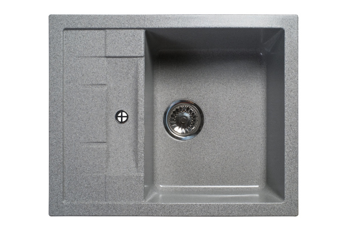 Мойка 610*500 квадратная с крылом 05 Песок