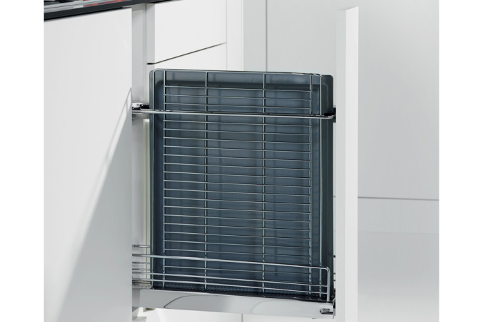 Бутылочница для противней 150 мм 3D, ХРОМ, KESSEBOHMER 