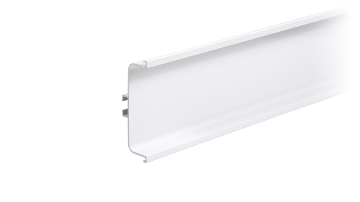 Ручка-профиль GOLA горизонтальный С-обр 4,1м, Белый BOYARD (10)