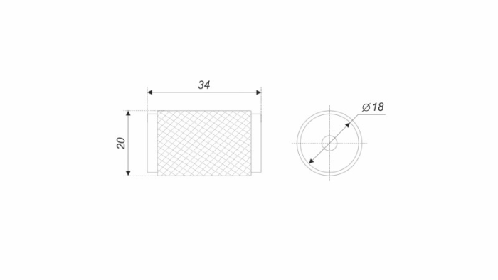 Ручка-кнопка 285BL.4 BOYARD (25)