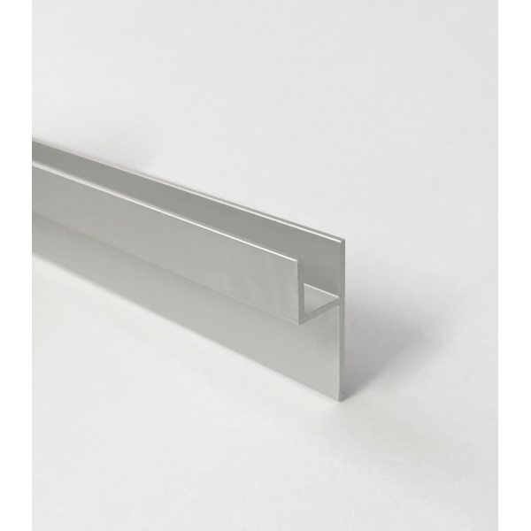 Плинтус-Планка Серебро(алюминий) 3 метра