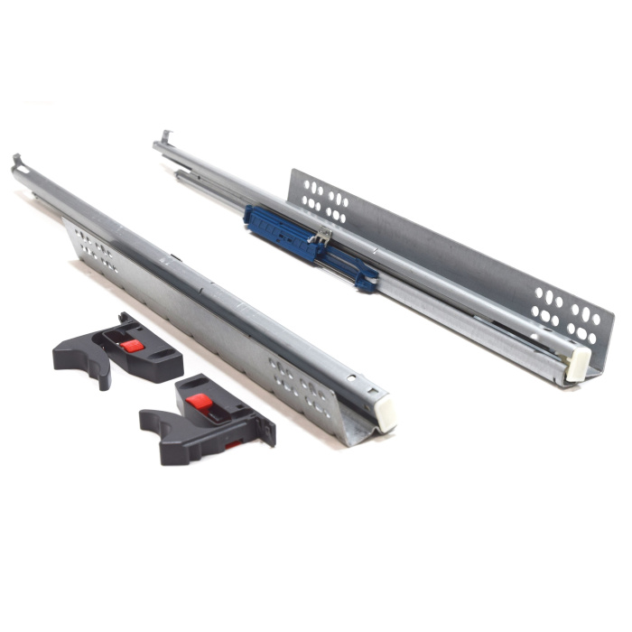 Направляющие скрытый монтаж полного выдвижения 450мм push open VDrive JET B632FE.450 (10)