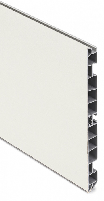 Цоколь Белый Матовый пластиковый h=150мм/4м SCLIM