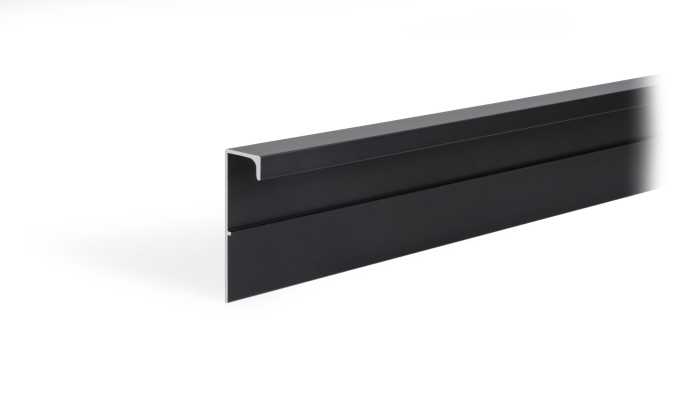 Ручка-профиль 005BL(черный матовый) 3м, LEGENDA BOYARD (20)