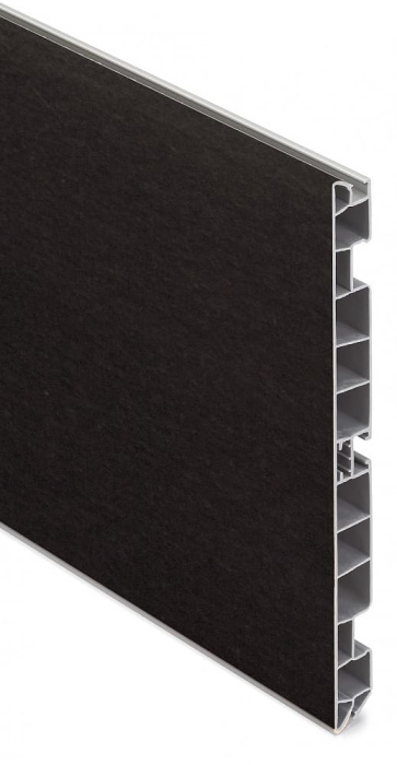 Цоколь Черный Матовый пластиковый h=100мм/4м