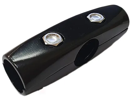 03 UNO Крепеж двуплечий угол 180 черный 