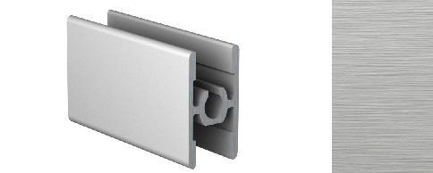 АЛ Матовое Серебро Рамка верхняя 5,4м МП