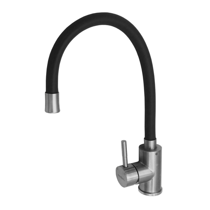 Смеситель "АУРА" Черный гибкий ПРЕМИАЛ