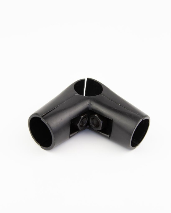 04 UNO Крепеж двуплечий угол 90 черный