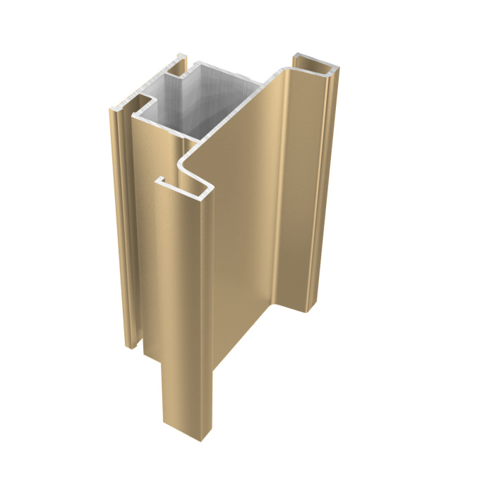 Ручка-профиль для вертикальных баз С-обр 6м золото матовое PREMIAL