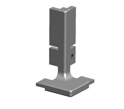 Уголок внешний 90* для L-образного профиля GOLA,, хром