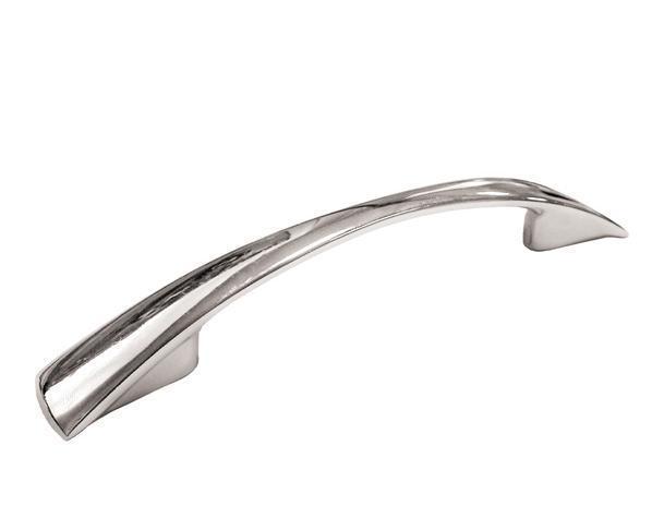 Ручка-скоба 005CP/128 хром Китай (бабочка)