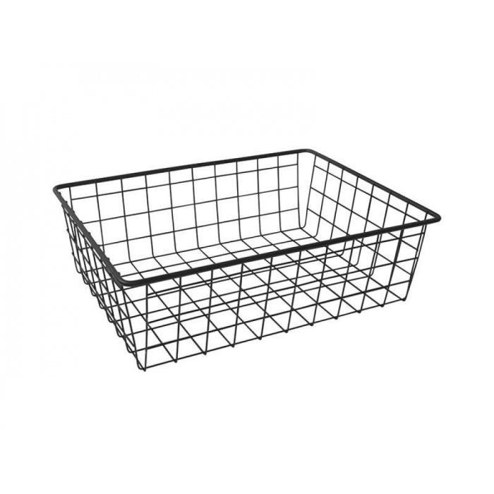 Сетчатая корзина 400*120*400 черная (без направляющих)