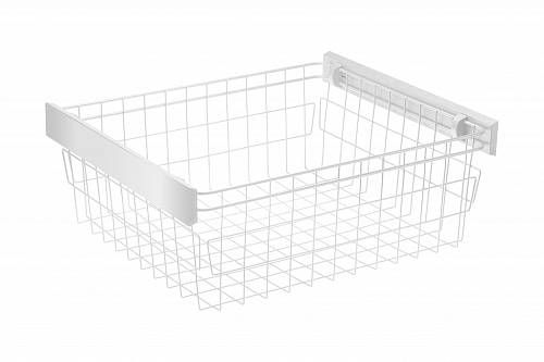 Корзина для белья 860*460*233 полного выдвижения, белая , SMART, GTV