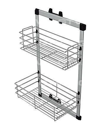 Корзина для белья боковая на раме два яруса , GTV