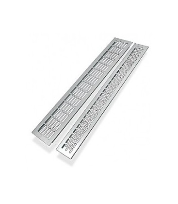 Решетка вентиляционная Алюминий(алюминий) 484мм*60мм