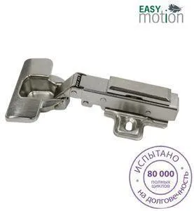 Петля угловая с доводчиком 45* Clip-On 341A JETd35мм (100) без планки