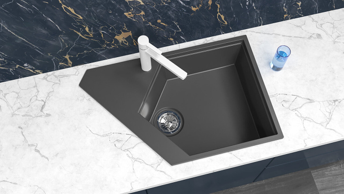 Мойка 775*500*210 Киткракен RIVER грей