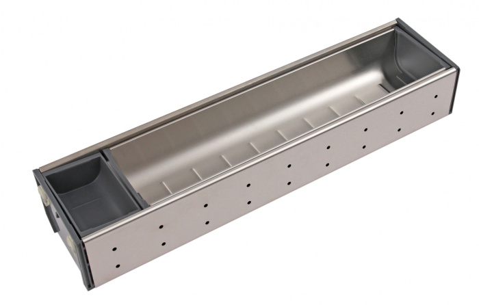 Лоток для столовых приборов 103*422 серый, BOYARD