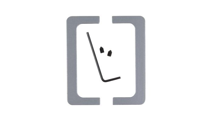 Комплект закрытых заглушек 050GOLA профилю С (лев+прав), серый BOYARD