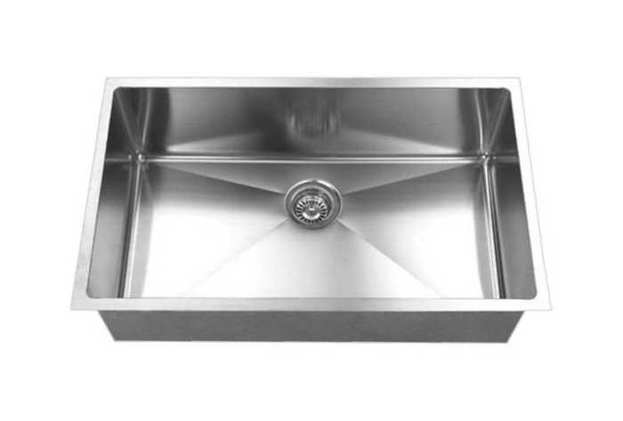 Мойка 600*450*230мм (3мм толщ.) подстол. монт. Сатин Браш + коландер без отверстия под смеситель МП