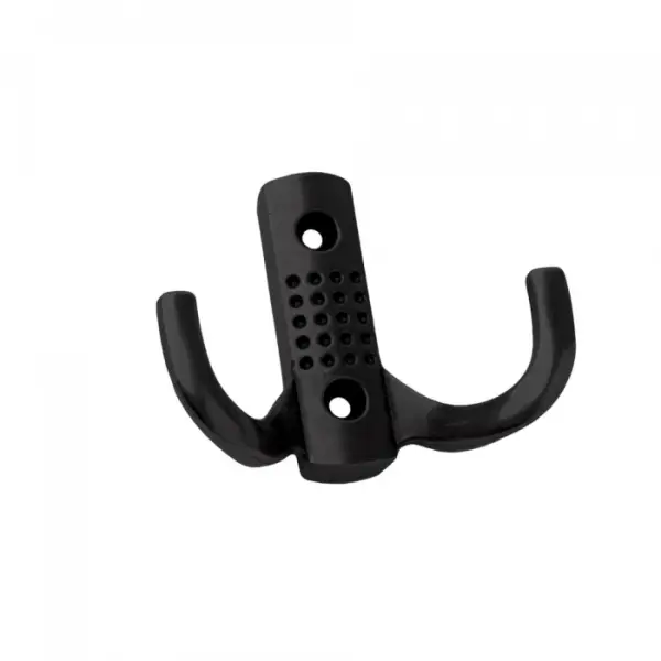 204K BL Крючок черный матовый перфорированный Китай 