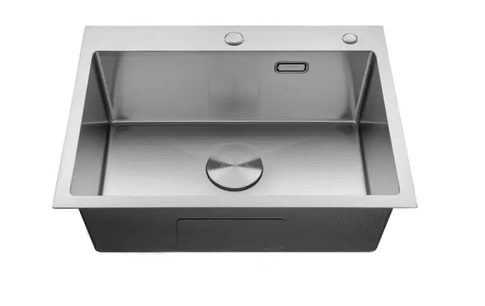 Мойка 600*450*210мм (3мм толщ.) Сатин декор +дозатор+сифон AVIVACOM