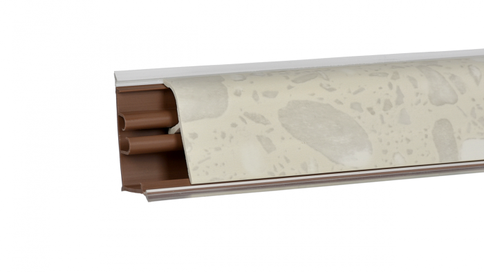 Плинтус Белые Камешки 3,0м KORNER