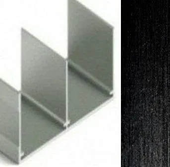 АЛ Черный БРАШ Верхняя направляющая 6м МП