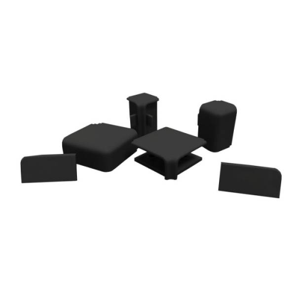 Комплект для плинтуса Квадро Черный