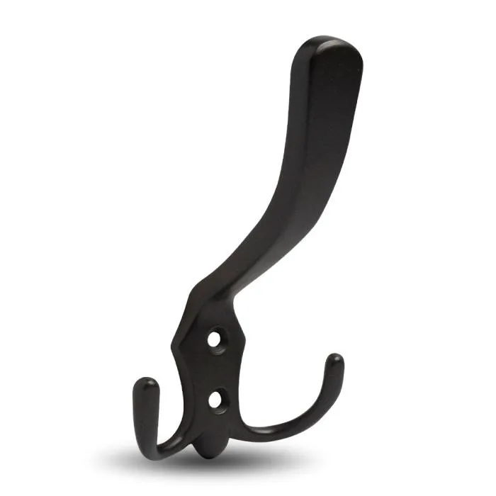 585GF Крючок мебельный трехрожковый, графит JET