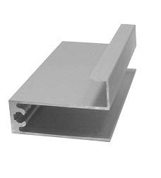 АЛ Матовое Серебро Рамка нижняя 6м (к узкой системе) KP-339 МП