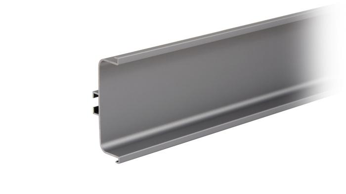 Ручка-профиль GOLA горизонтальный С-обр 4,1м, Серый BOYARD (10)