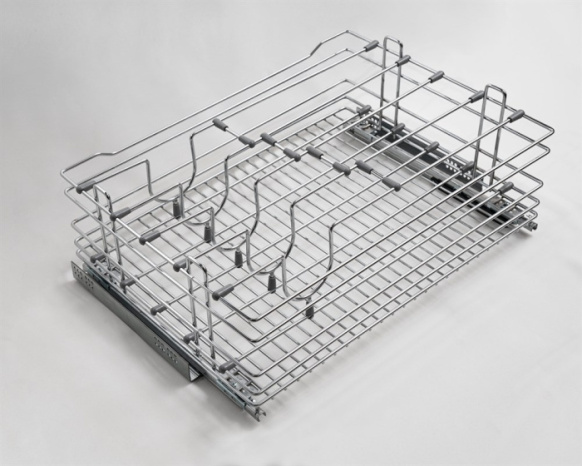 Корзина 600 д/хранения сковородок и крышек напр. Boyard с дов, хром