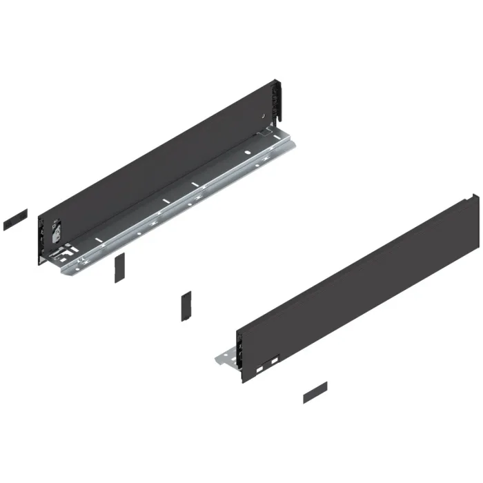 Царга М LEGRABOX 500мм левая+правая черный матовый Н=90,5мм 770М5002S BLUM