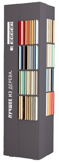 Реклама EGGER Стенд Башня для образцов А4 8мм Эггер(297*210*8)