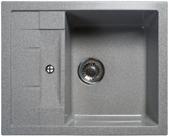 Мойка 610*500 квадратная с крылом 05 Мокрый песок (Дюна)