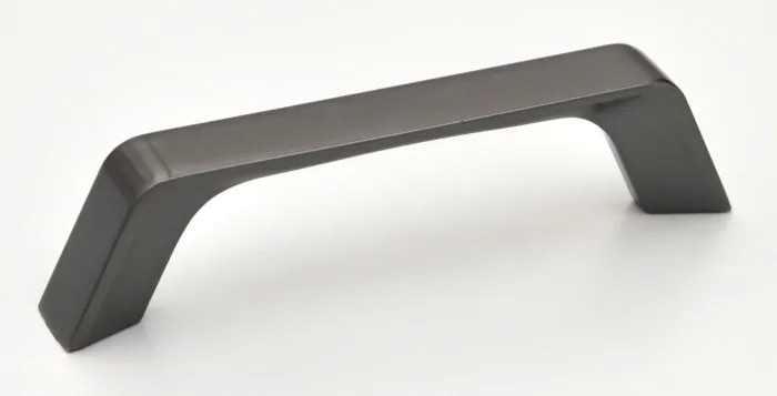 184PB Ручка-скоба мебельная 128 мм, жемчужный черный JET