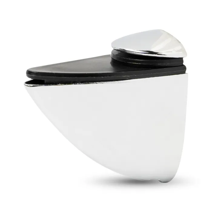 Полкодержатель 304 большой декорат, хром CAIMAN JET