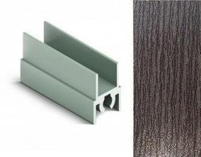 АЛ Графит венге ГЛЯНЕЦ рамка верхняя 6,0 м