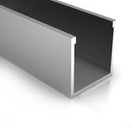 АЛ Матовое Серебро Профиль П 5,4м 19*20 мм анод для выравнивания ARISTO