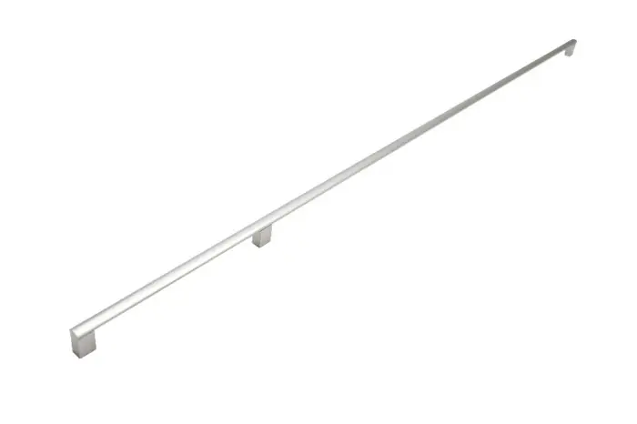 732Z Ручка-накладная мебельная L1200 мм, никель GLADE JET (15шт)