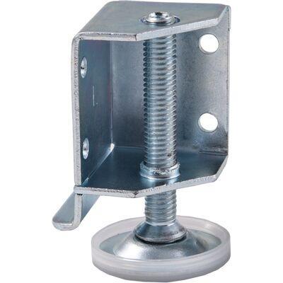 Опора угловая регулир. с поддерж боковины, подпятник М8, левая