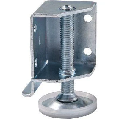 Опора угловая регулир. с поддерж боковины, подпятник М8, левая