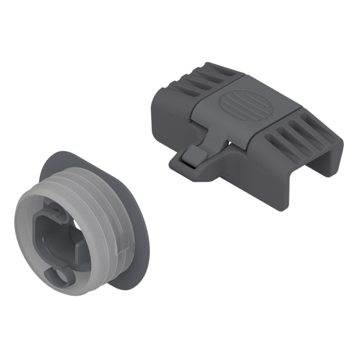 Ручка с поводком Legrabox/Merivobox для внутреннего ящика, серый орион ZI7.0M07 MI/MG BLUM