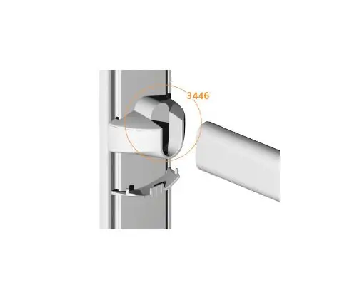 Держатель гардеробной штанги черный ( в комплекте 2 держателя) 