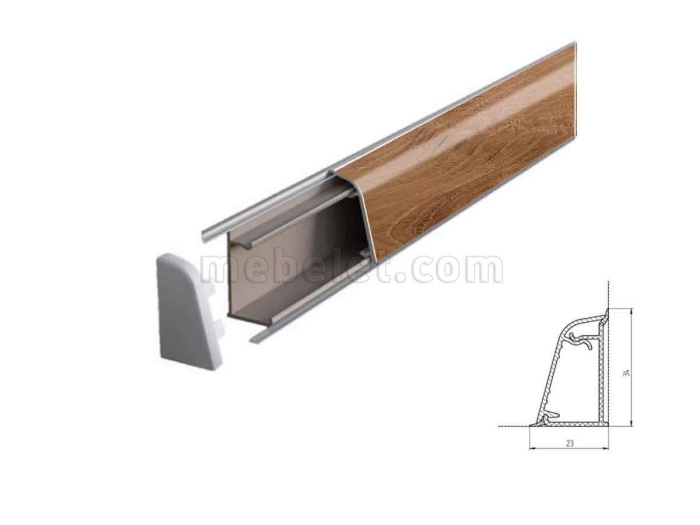 2613/Шотландский Дуб Плинтус TwinC 4,2м SLOTEX